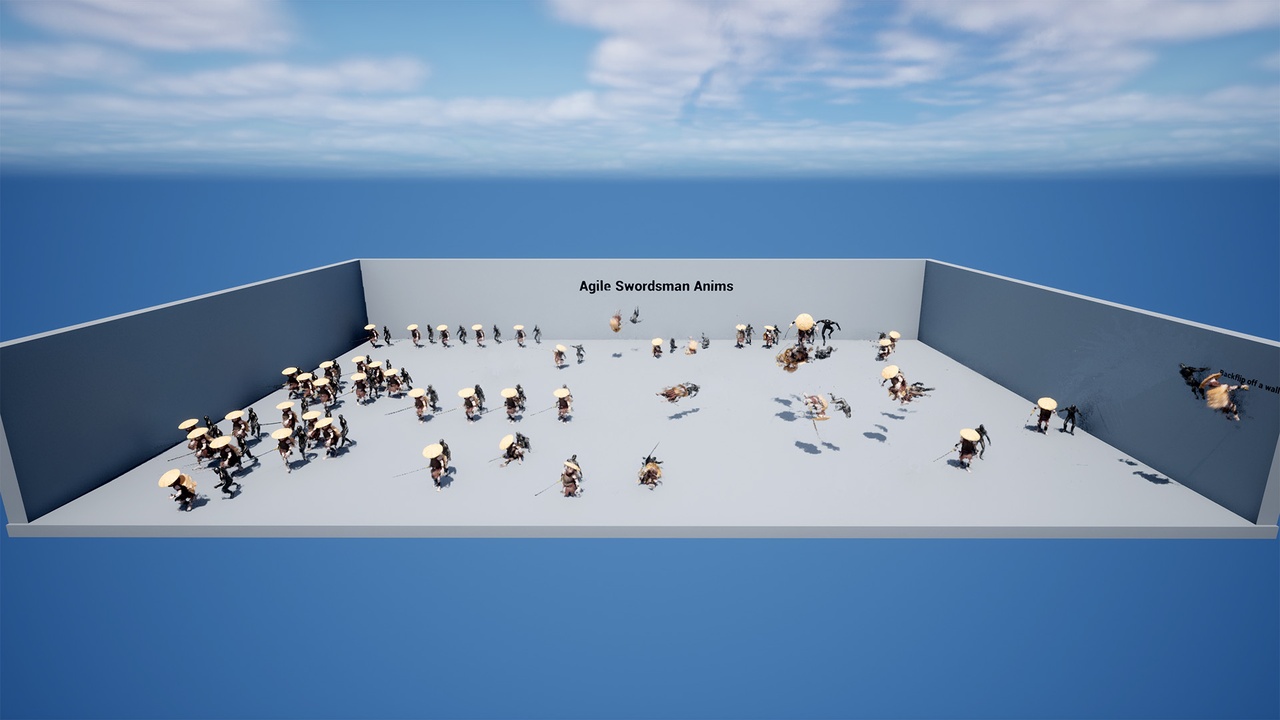 Media 1 for listing Agile swordsman Anims