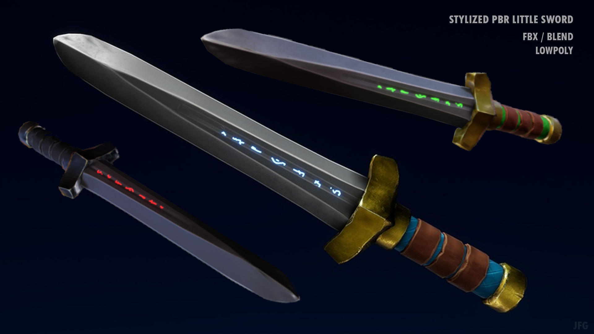 Stylized PBR Little Sword Pack | Fab