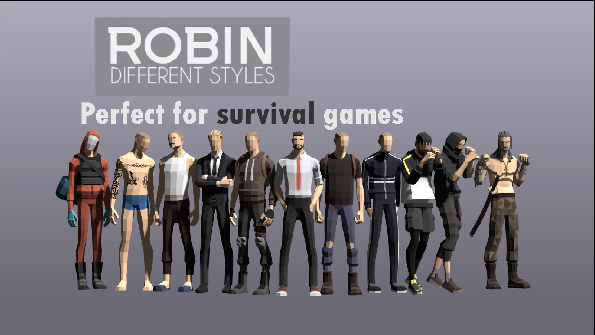 Media 1 for listing Robin | LOWPOLY CHARACTER