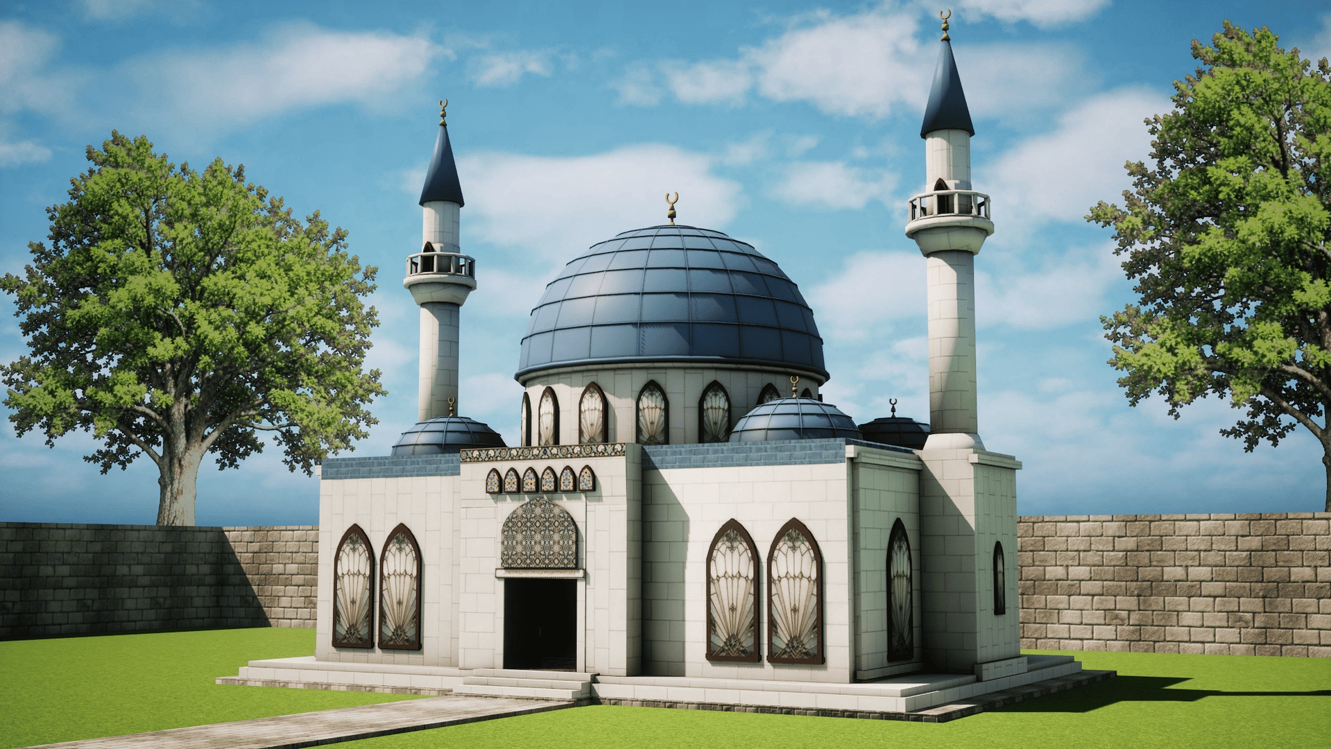 Media 1 for listing Mosque – Realistic Interior & Exterior