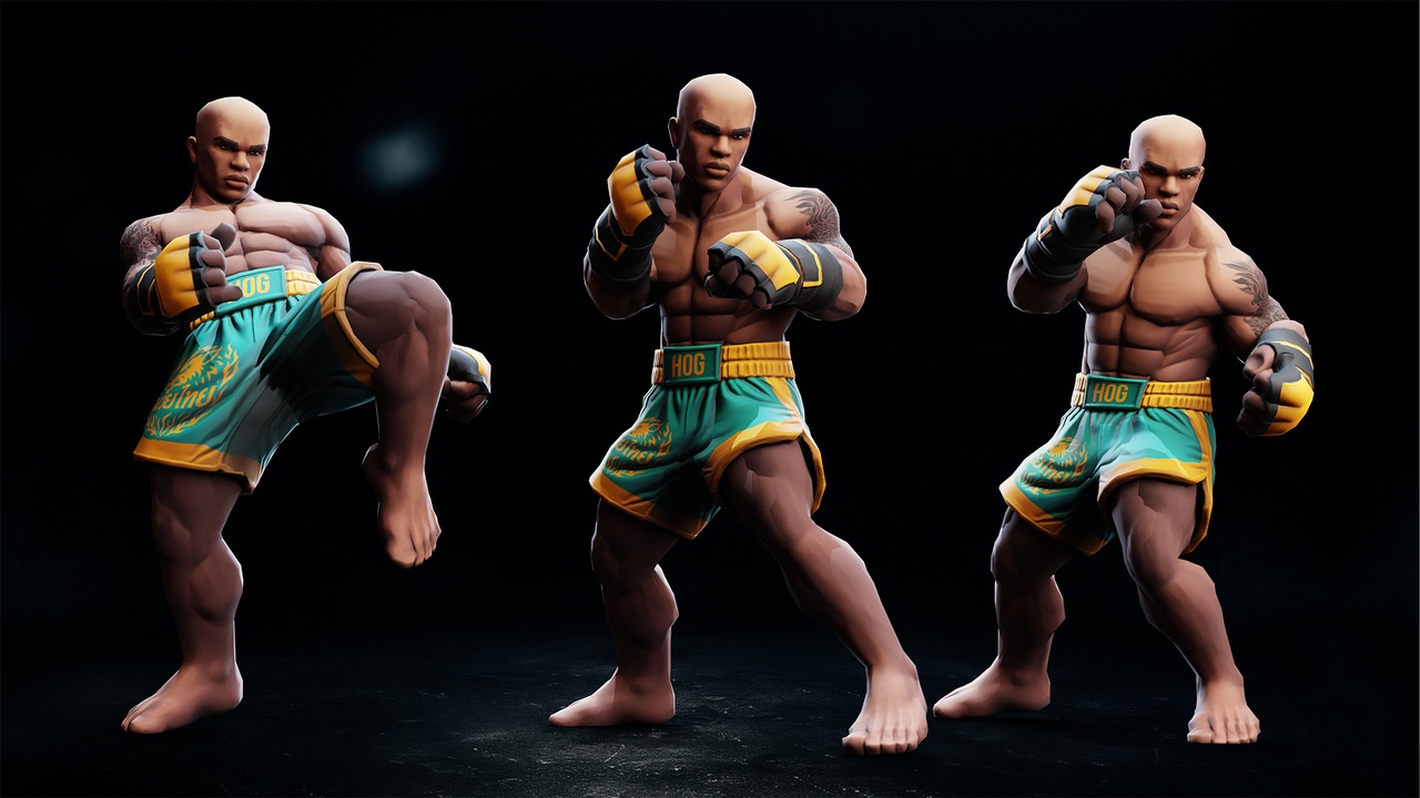 Media 1 for listing Stylized Fighter Character - HOG