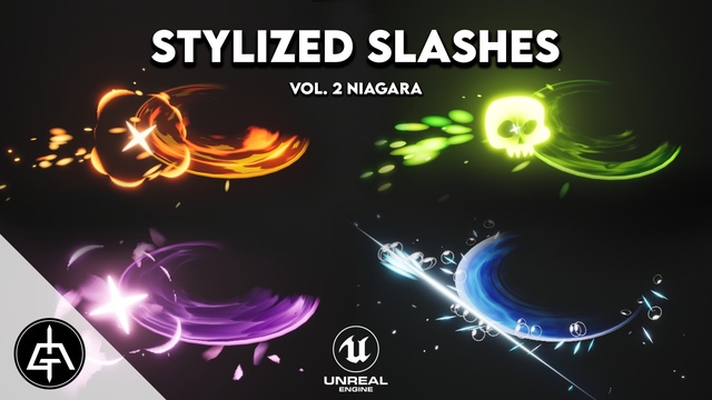 Stylized Slashes Vol.2 - Niagara