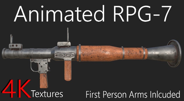 Animated FPS RPG-7