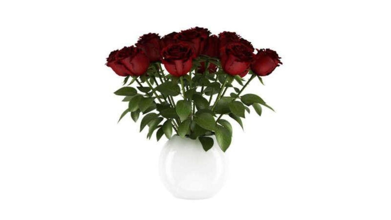 Media 1 for listing Red Roses Bouquet in Vase 3D Model