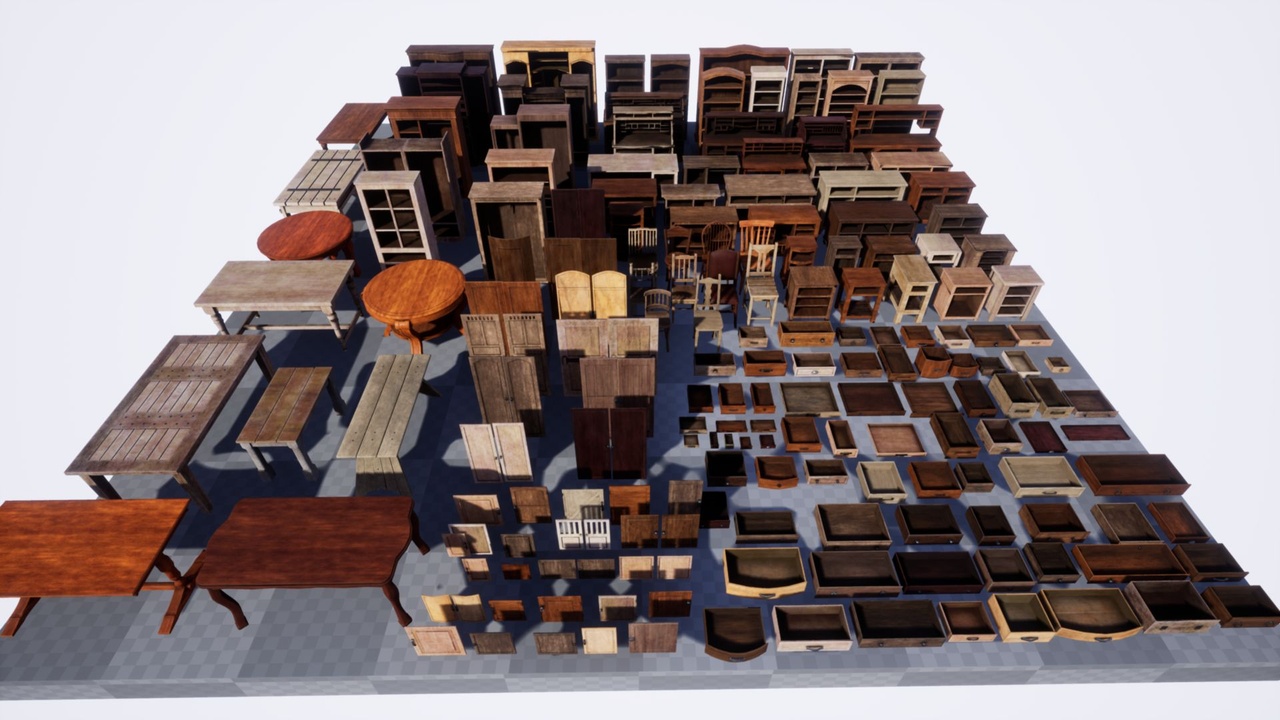 Media 1 for listing Old Furniture Props