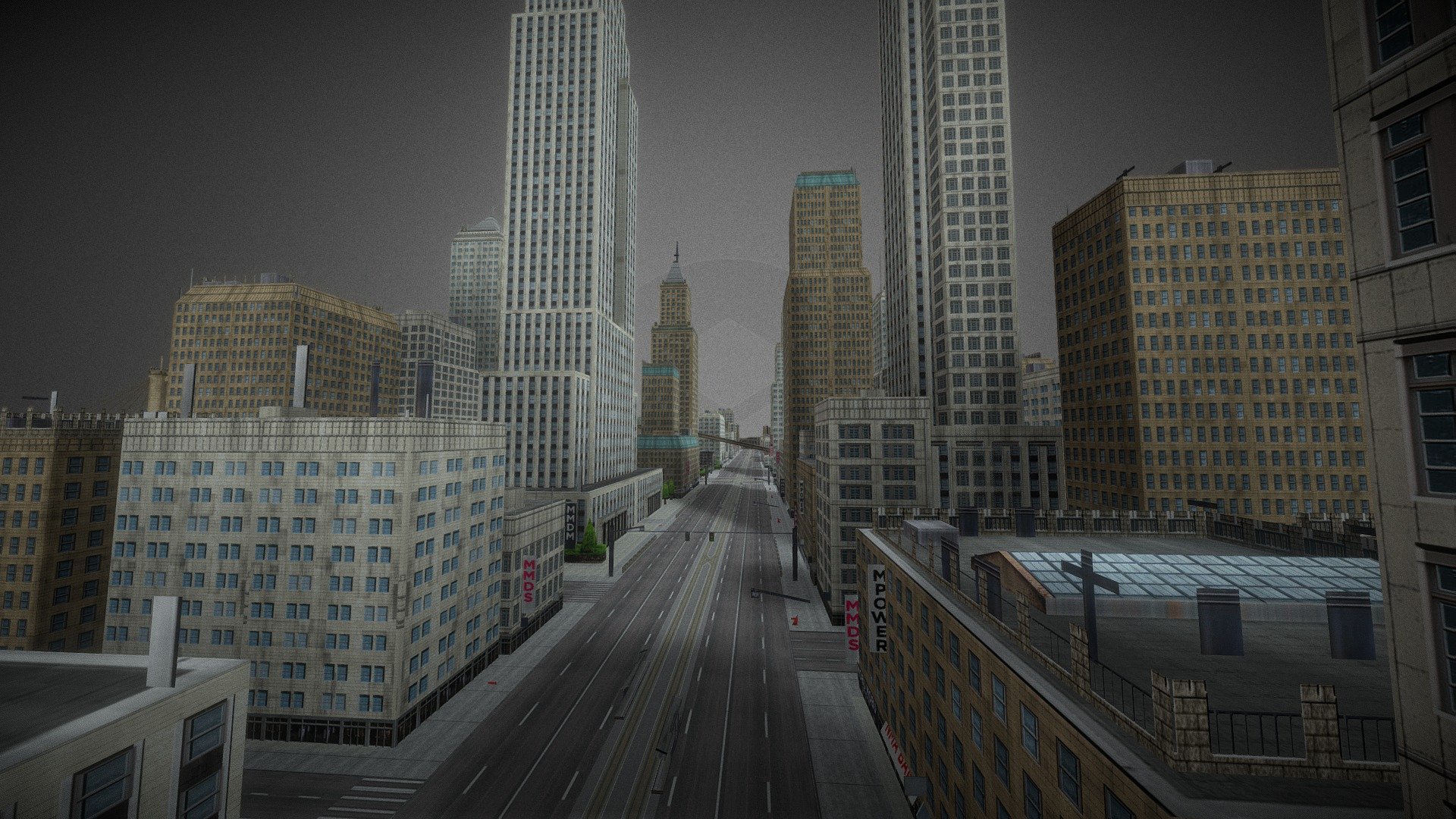 Big City (low poly count) | Fab