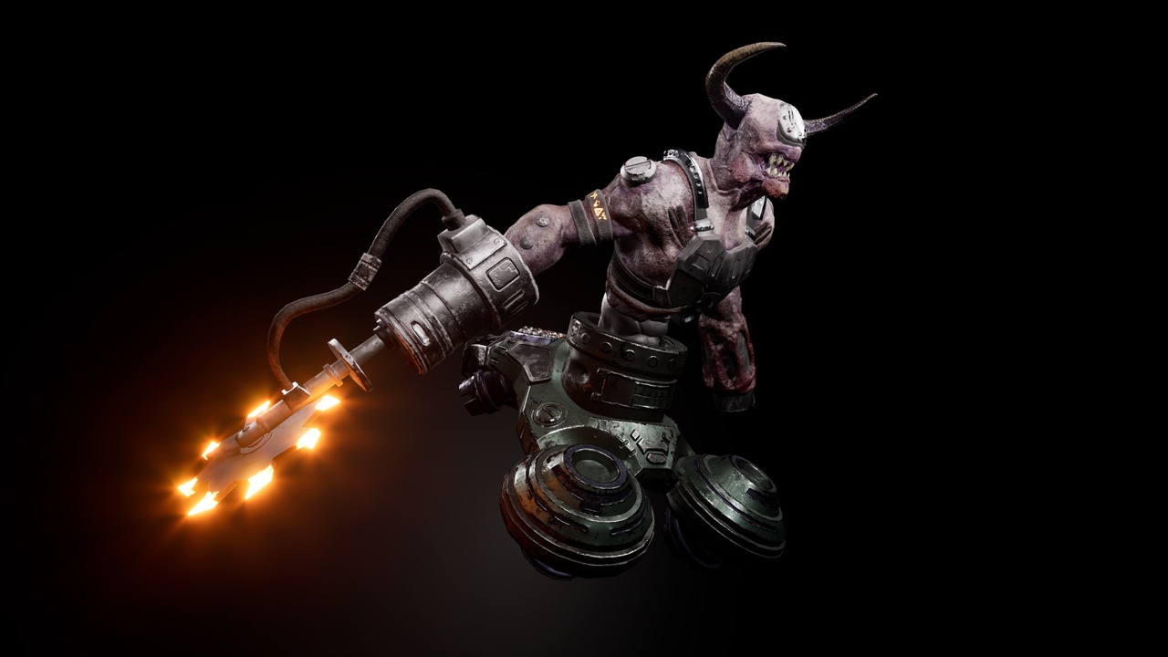 出品Sci-fi Cyber Demon 02 - GameReady, Rigged, Animatedのメディア1