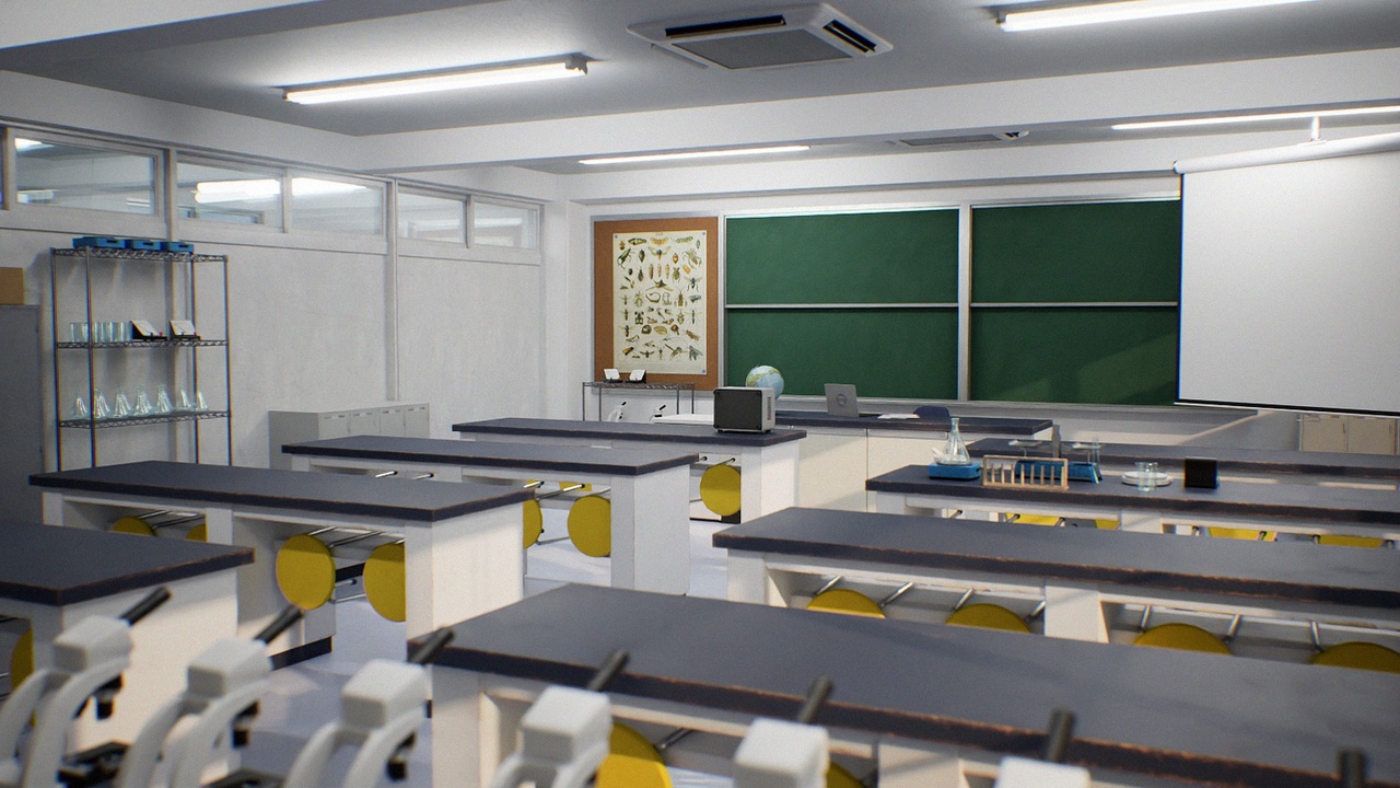 Media 1 for listing Japanese School Science Classroom