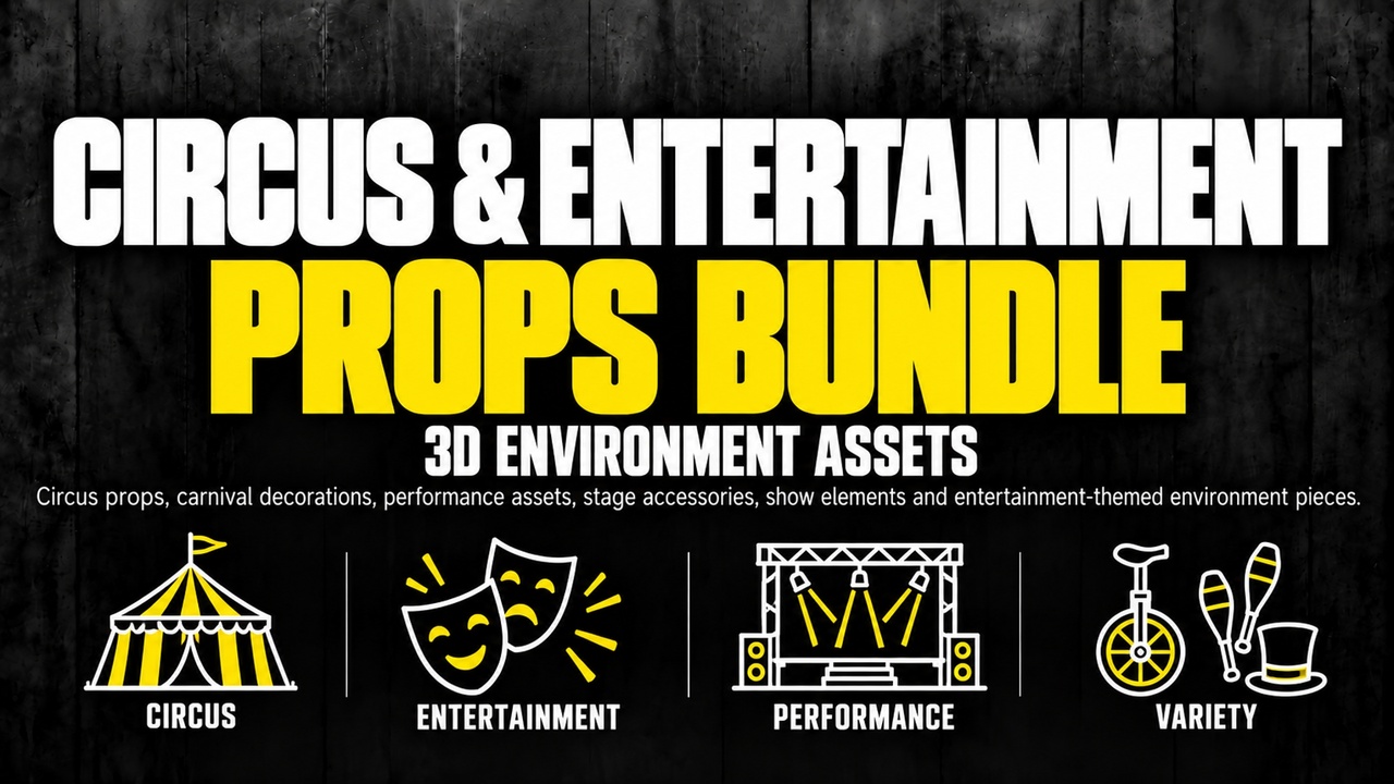 Media 1 for listing Circus & Entertainment Props Bundle