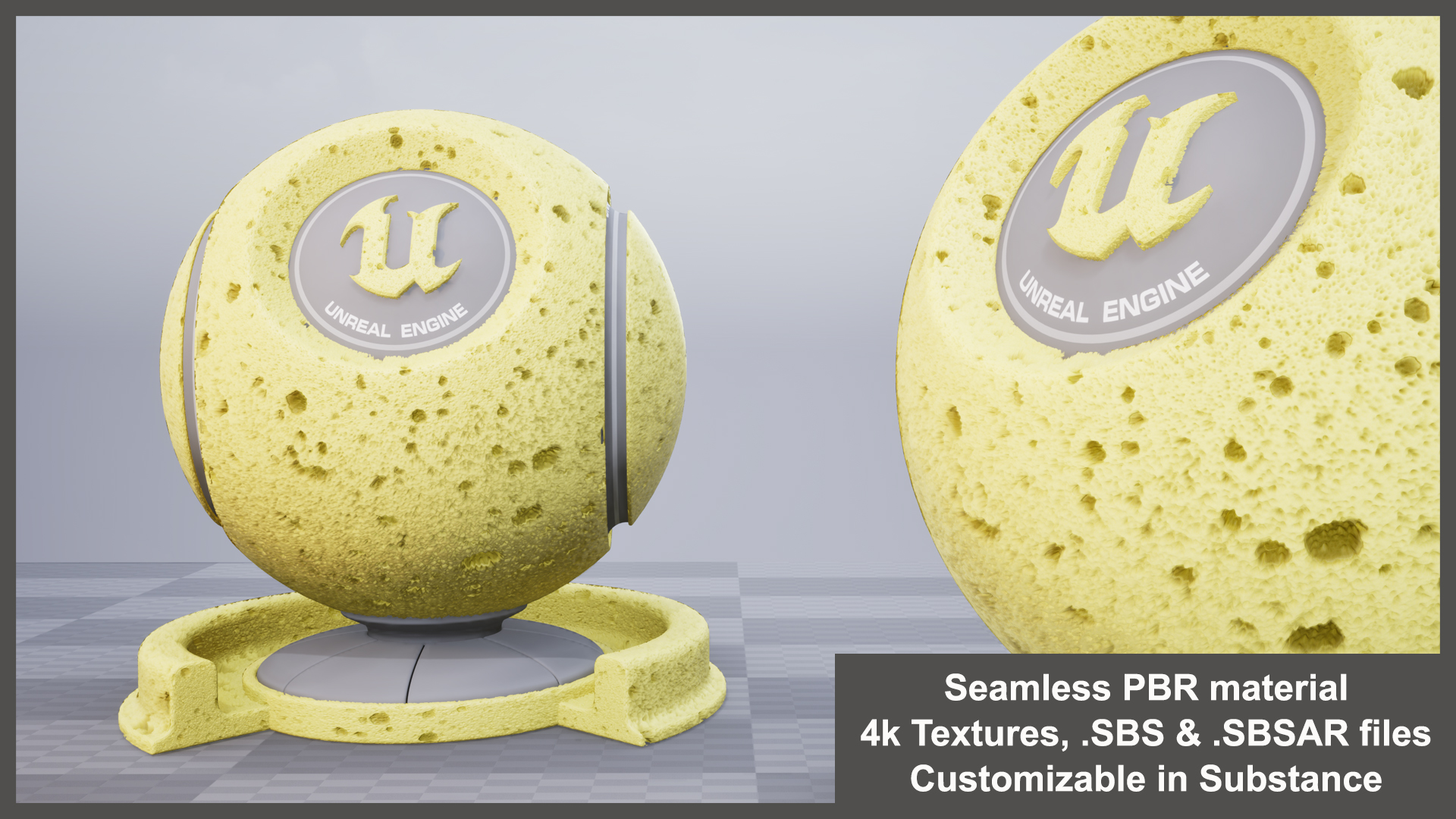Sponge Simplified Material and Textures SBS & SBSAR | Fab