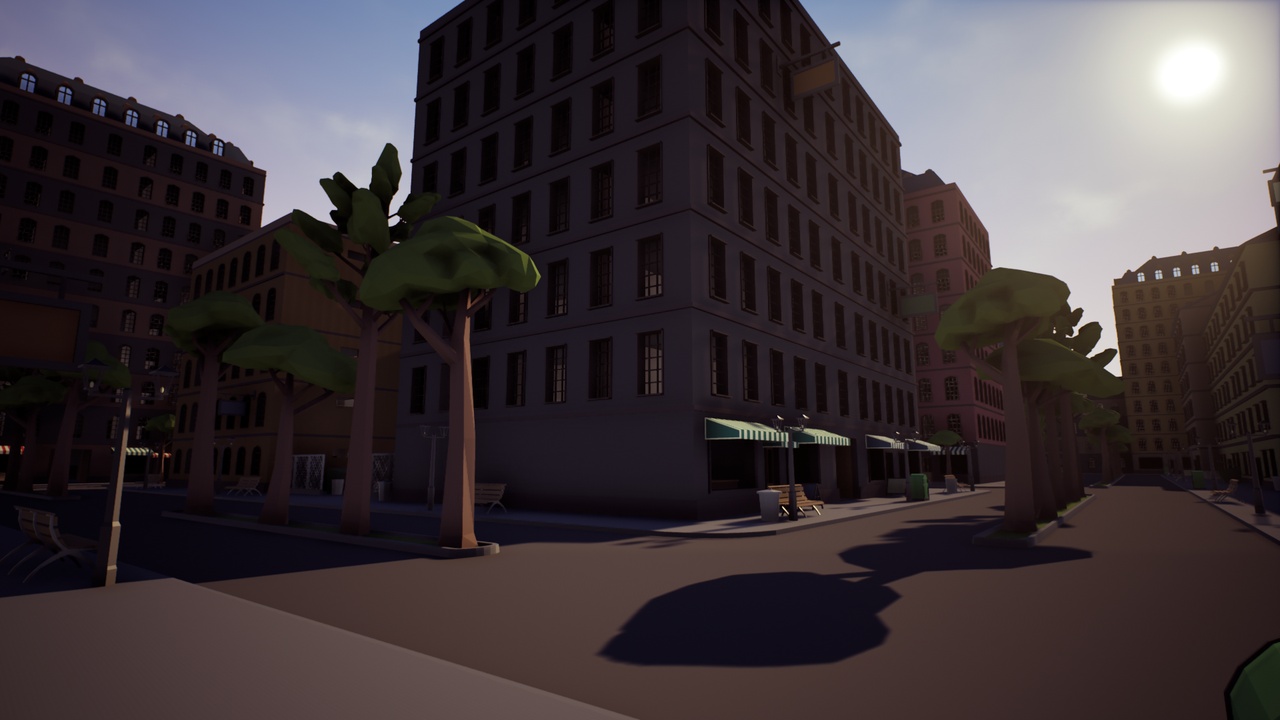 Media 1 for listing Low Poly World War II Buildings Pack