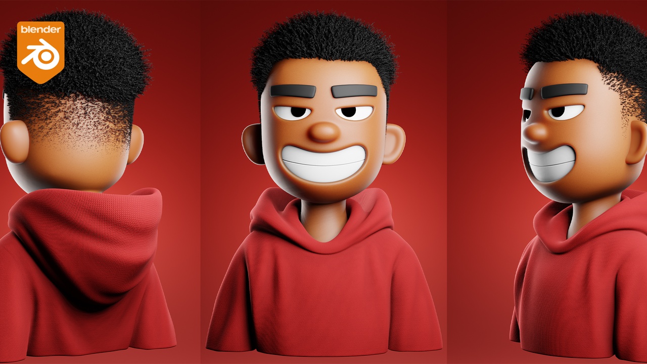 Media 1 for listing Stylized Character Bust