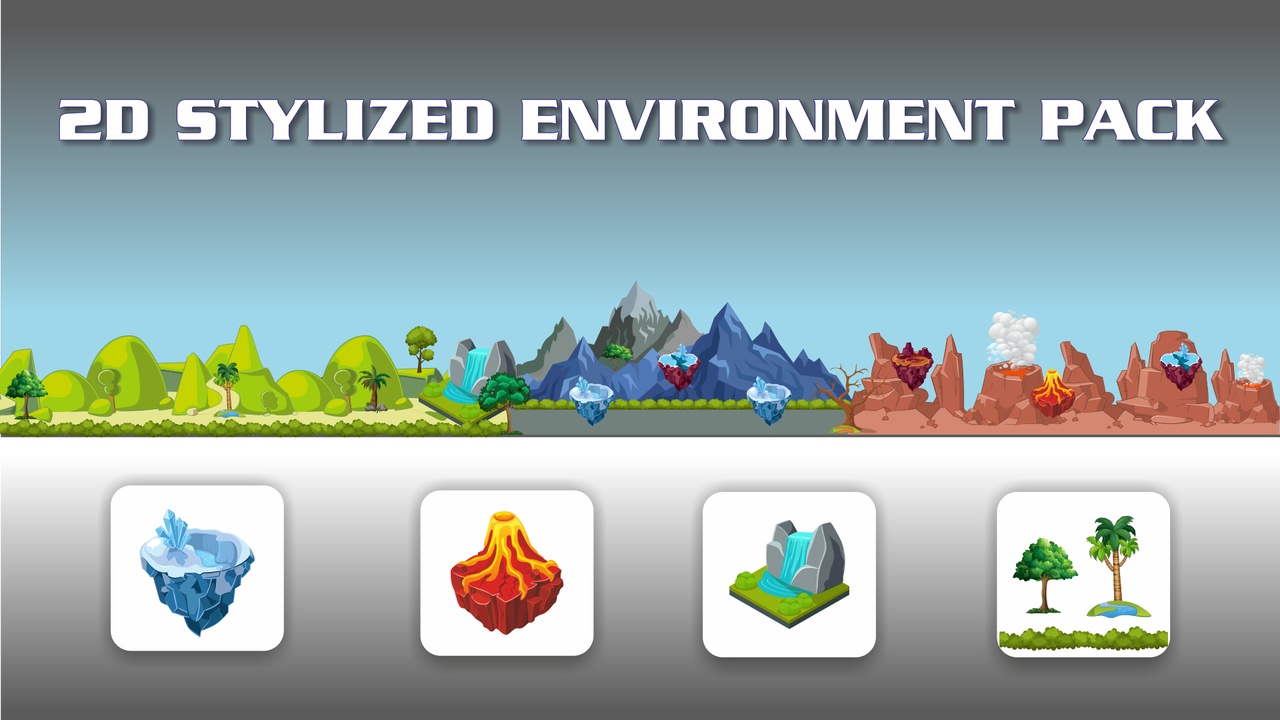 Media 1 for listing 2D Cartoon Isometric Game Pack 01