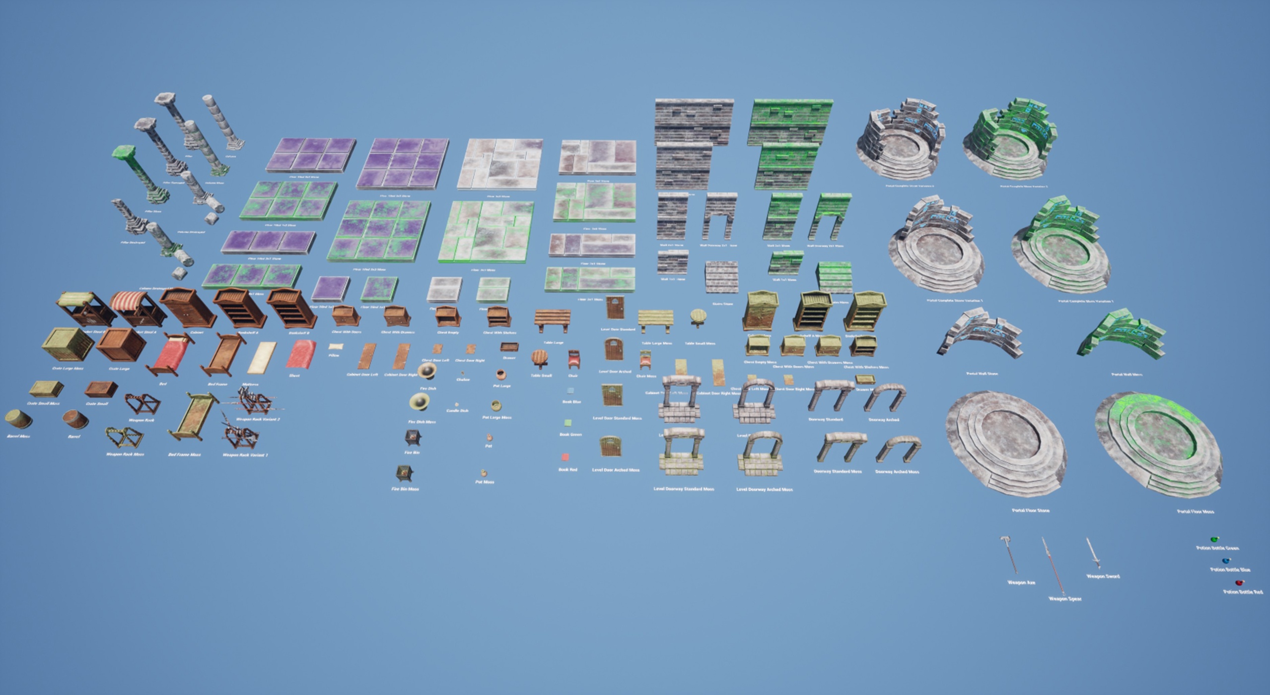 Media 1 for listing Stylized Dungeon Pack