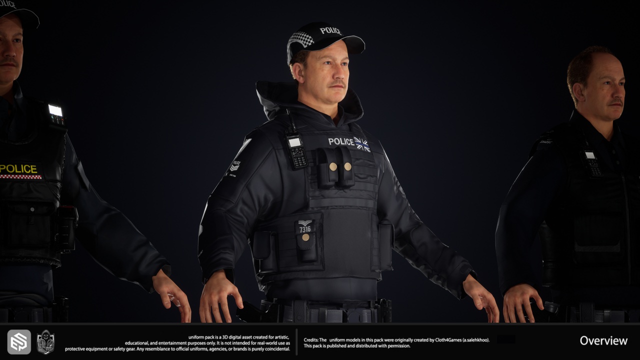 Media 1 for listing British / UK Police Department Pack (AAA Quality)
