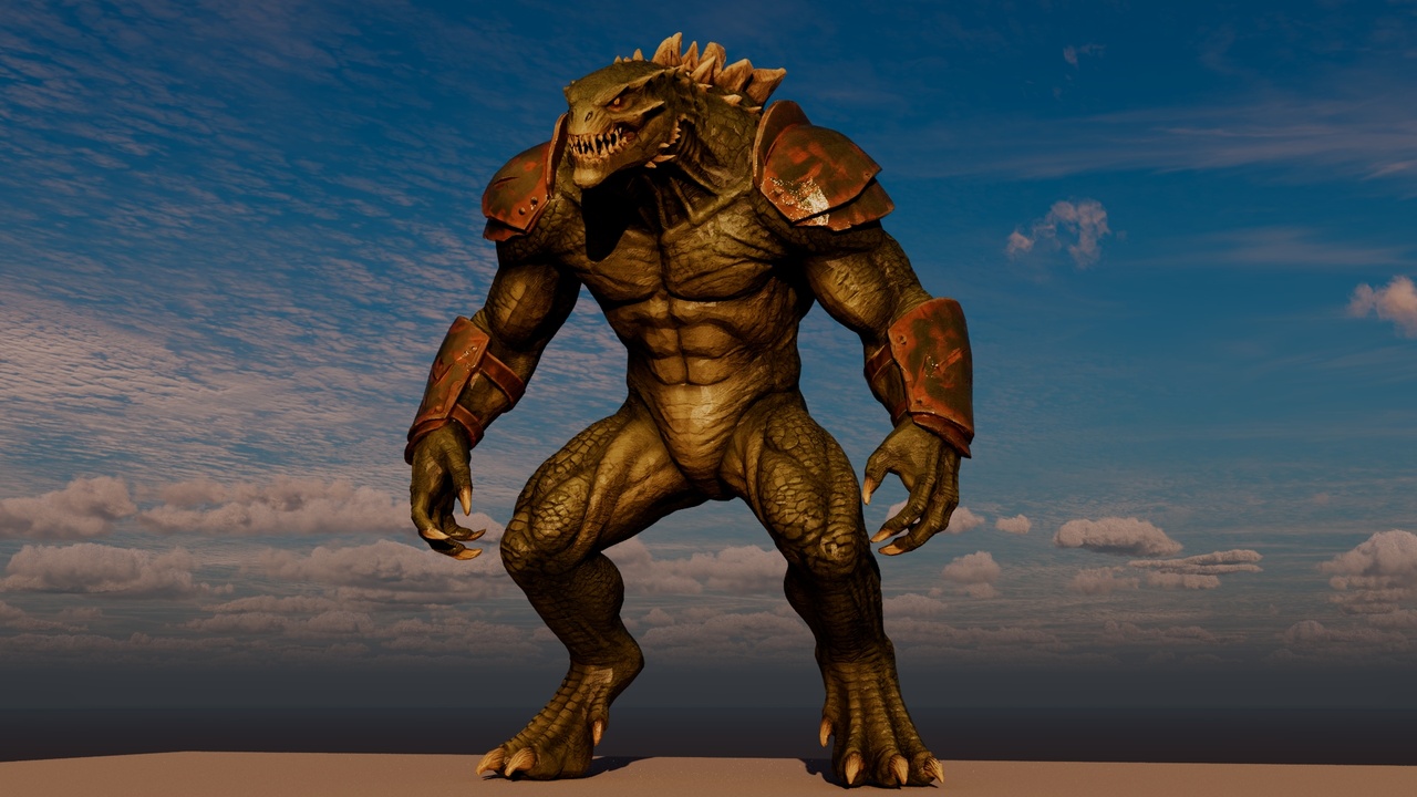 Media 1 for listing "3D Monster Lowpoly R2"