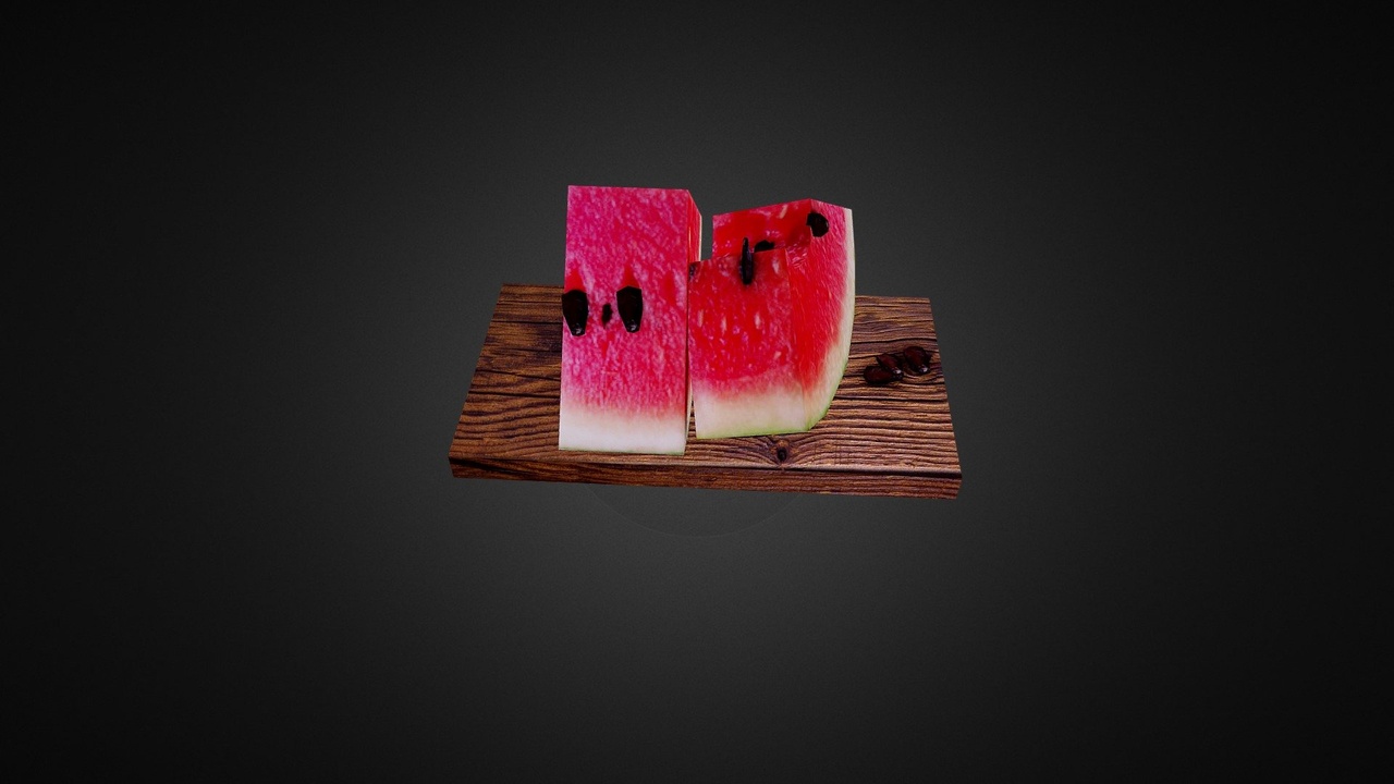 Media 1 for listing Semangka (Watermelon) Lowpoly