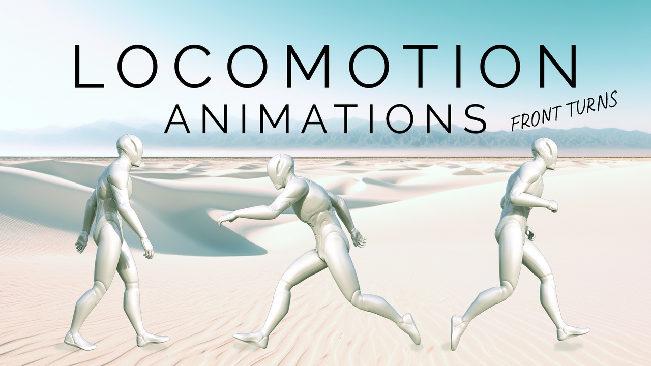 Media 1 for listing Locomotion Animations Front Turns