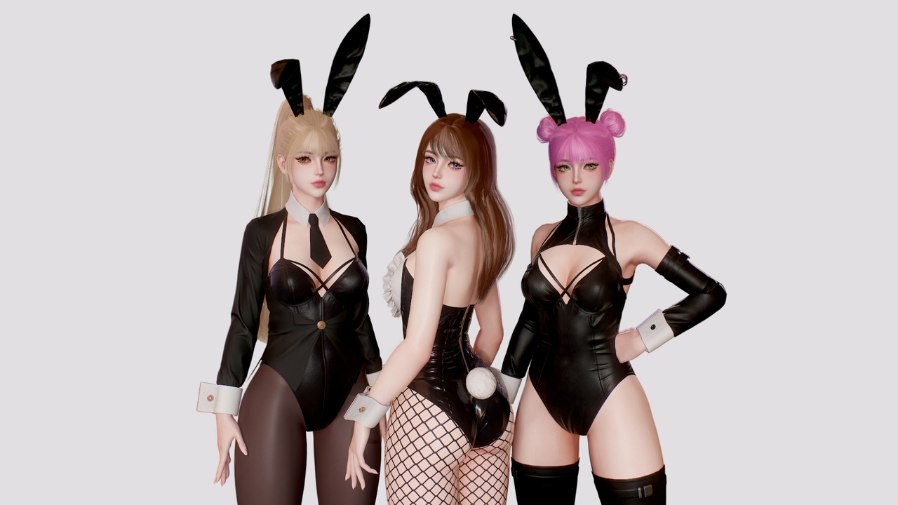 Media 1 for listing Customizable Bunny Girls