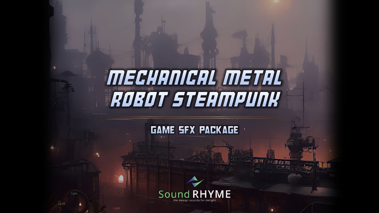 Media 1 for listing Mechanical Metal Robot Steampunk SFX Pack