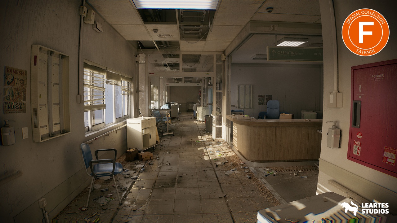 Abandoned Hospital Modular Fatpack