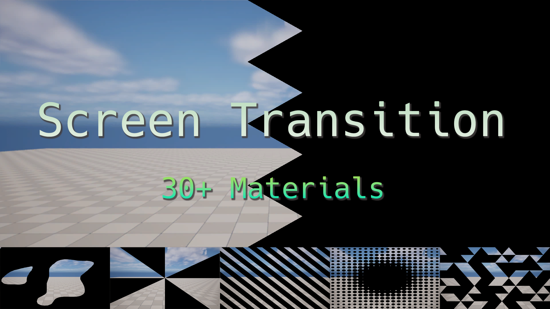 Screen Transition Material Pack | Fab