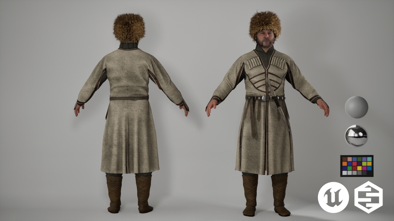 Media 1 for listing Chechen outfit