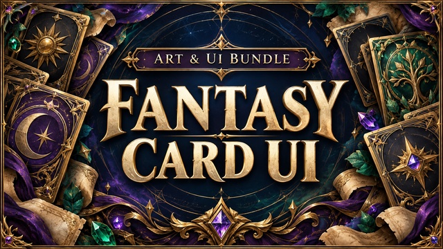 Fantasy Card UI — Cobalt Game Assets