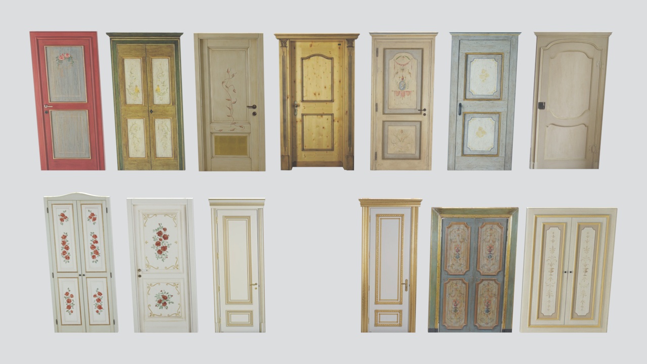 Media 1 for listing European Style Interior Door Collection 3D Model