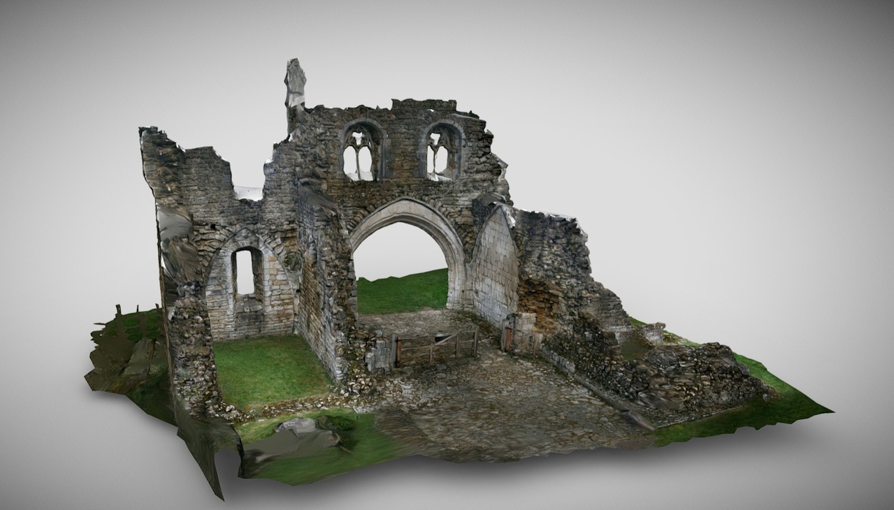 Media 1 for listing Medieval Gatehouse, Kirkham Priory, North Yorkshire