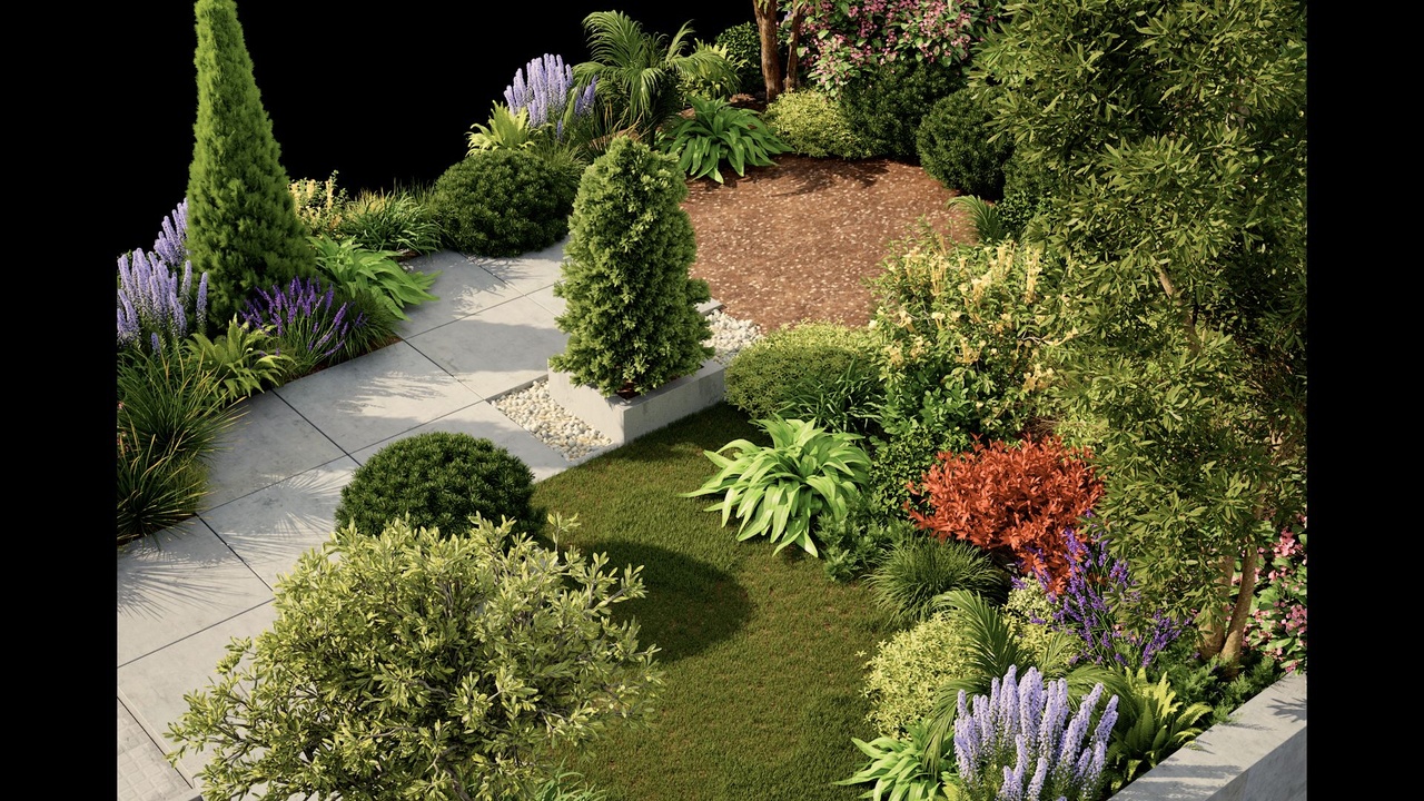 Media 1 for listing Realistic Garden Plants for Archviz – Pack 01