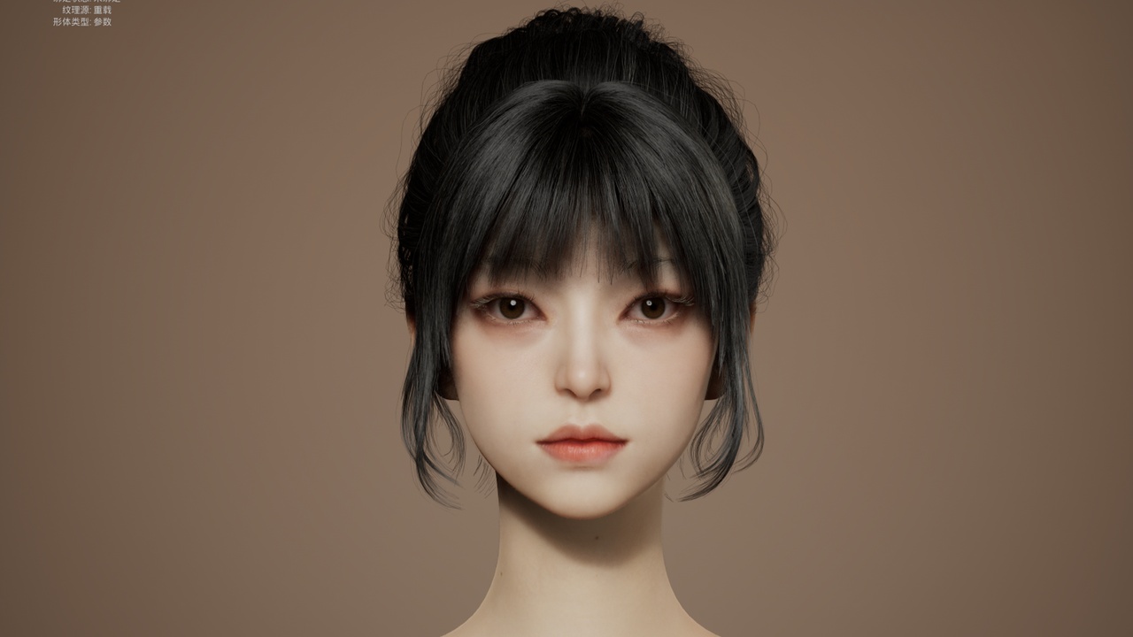 Media 1 for listing Meta Human hair Cute little doll Groom