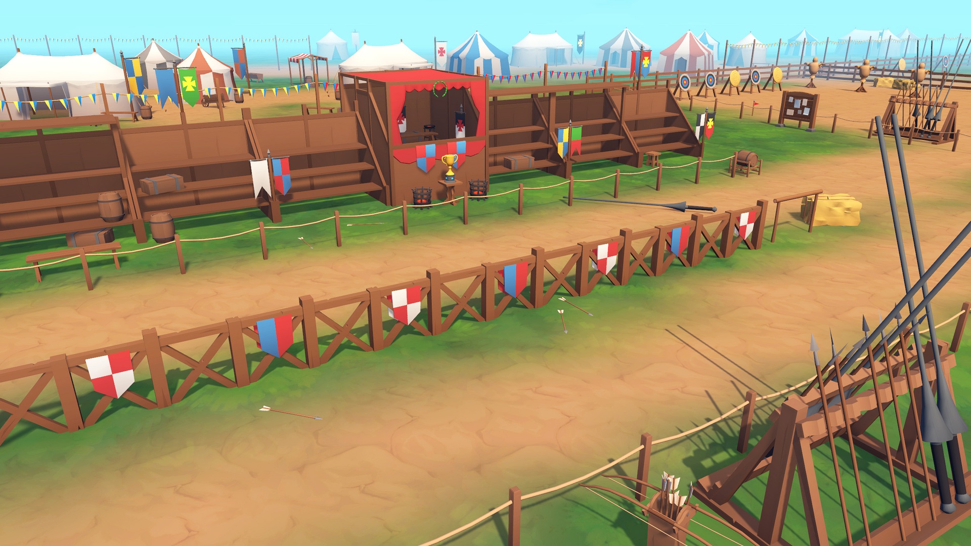 Media 1 for listing Low Poly Medieval Tournament Pack