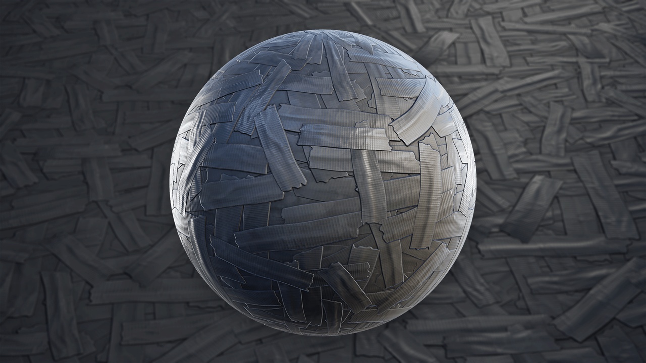 Media 1 for listing Stylized Duct Tape 01A - Material