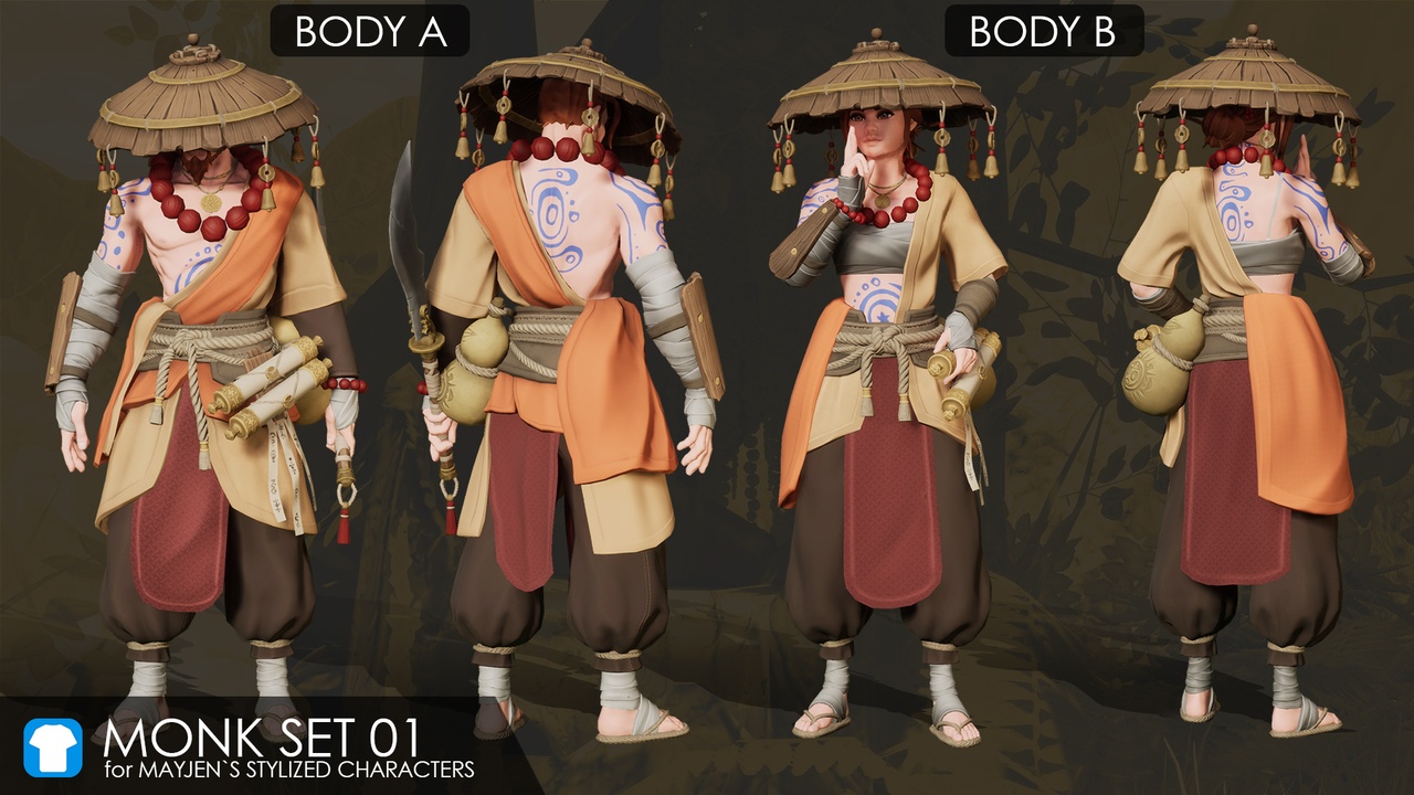 Media 1 for listing Monk set 01
