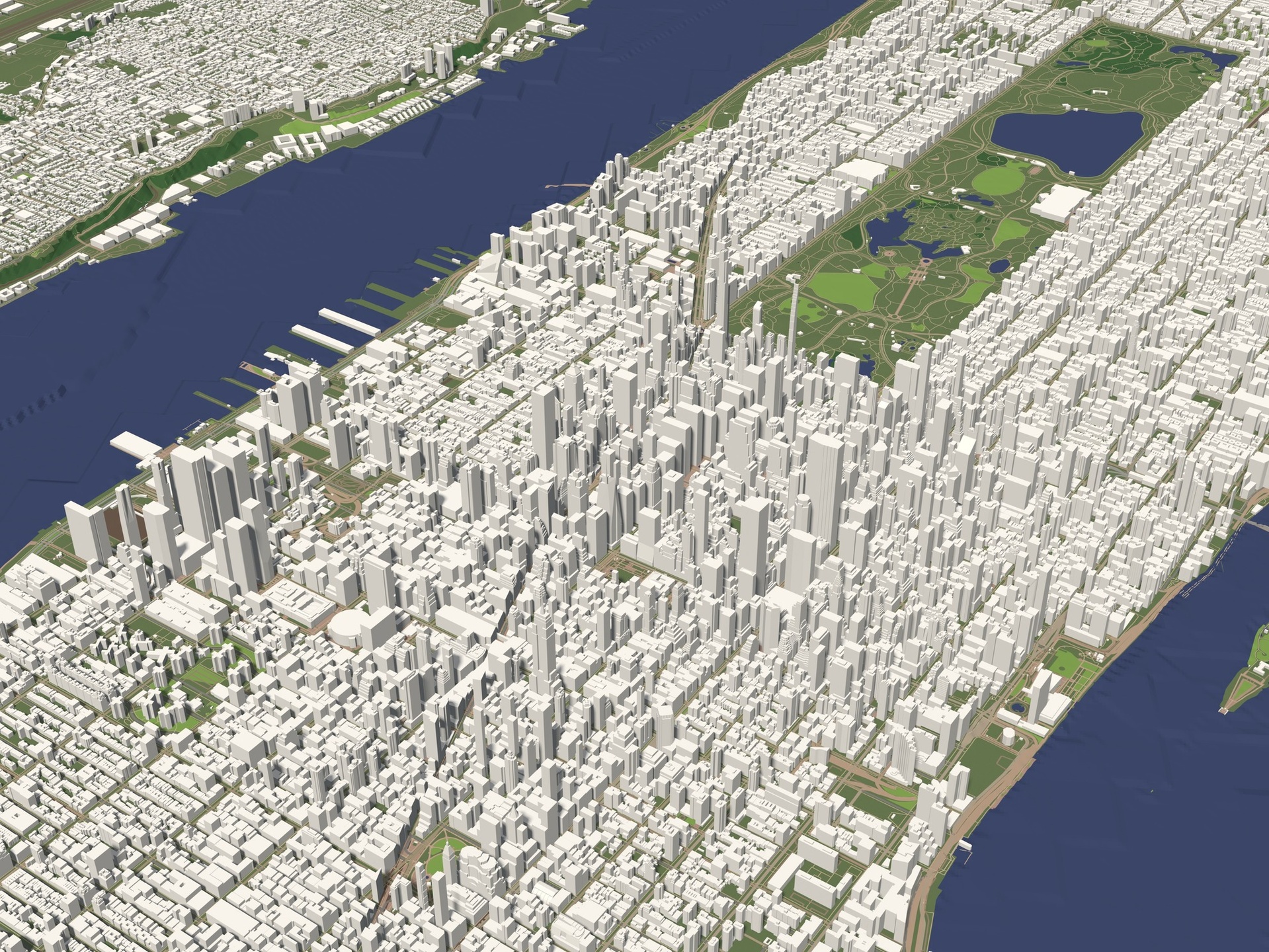 New York USA - aerial scene | Fab