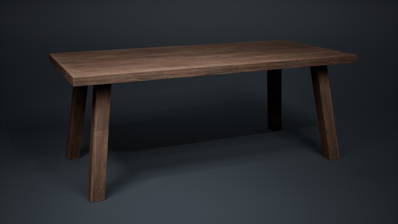 Media 1 for listing Modern Wooden Table
