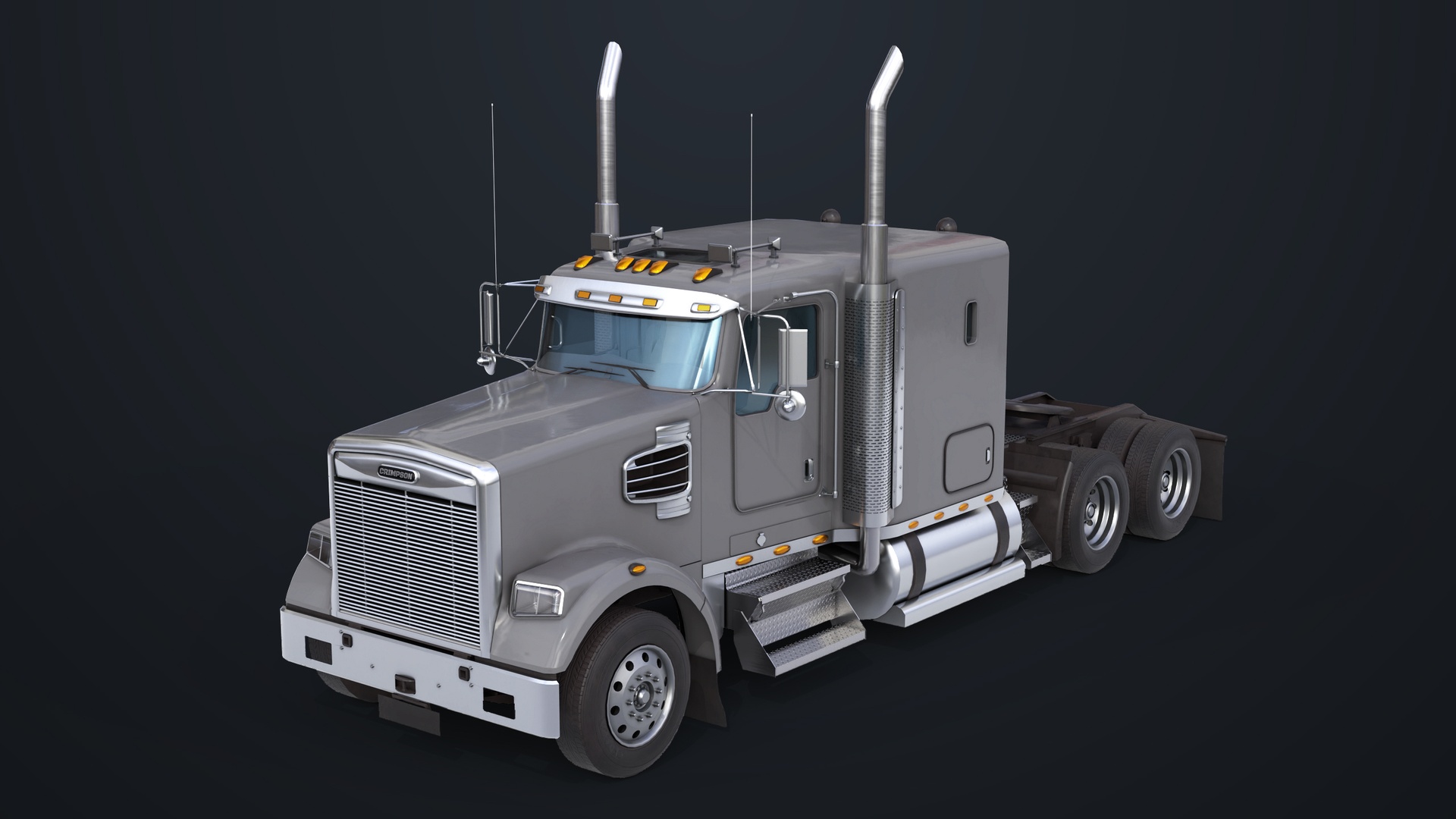Media 1 for listing Heavy Truck Chassis 07 Grey Generic All PBR Unity UE Textures
