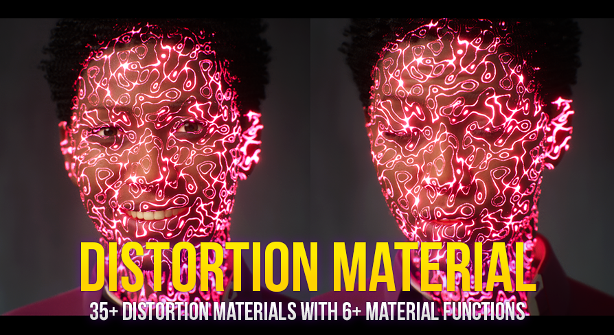 Distortion Noise and Pattern Material Pack | Fab