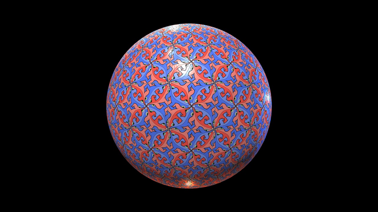 Media 1 for listing Escher Lizard Tile Material