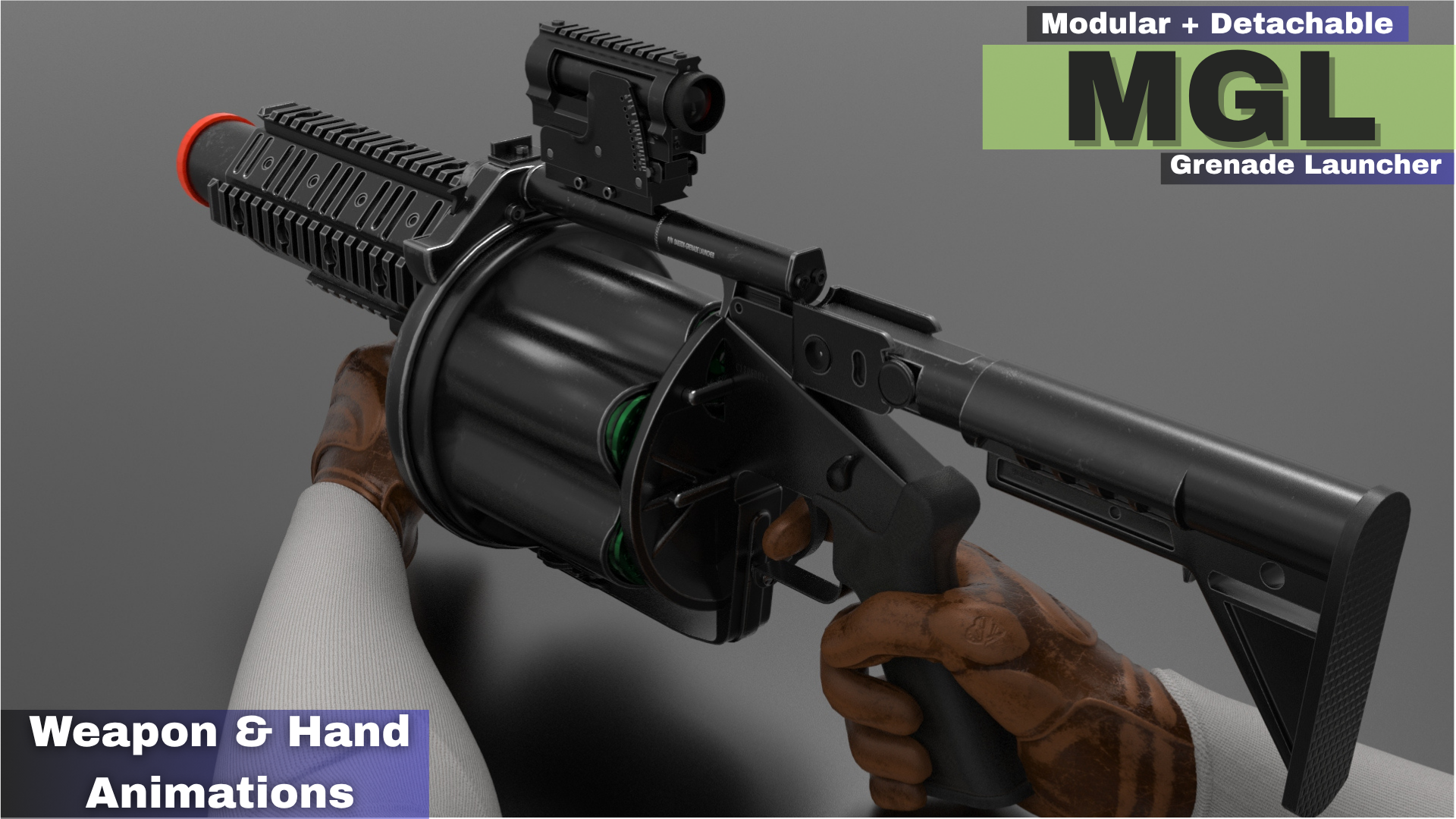 Multiple Shot Grenade Launcher (Fps-Tps) | Fab