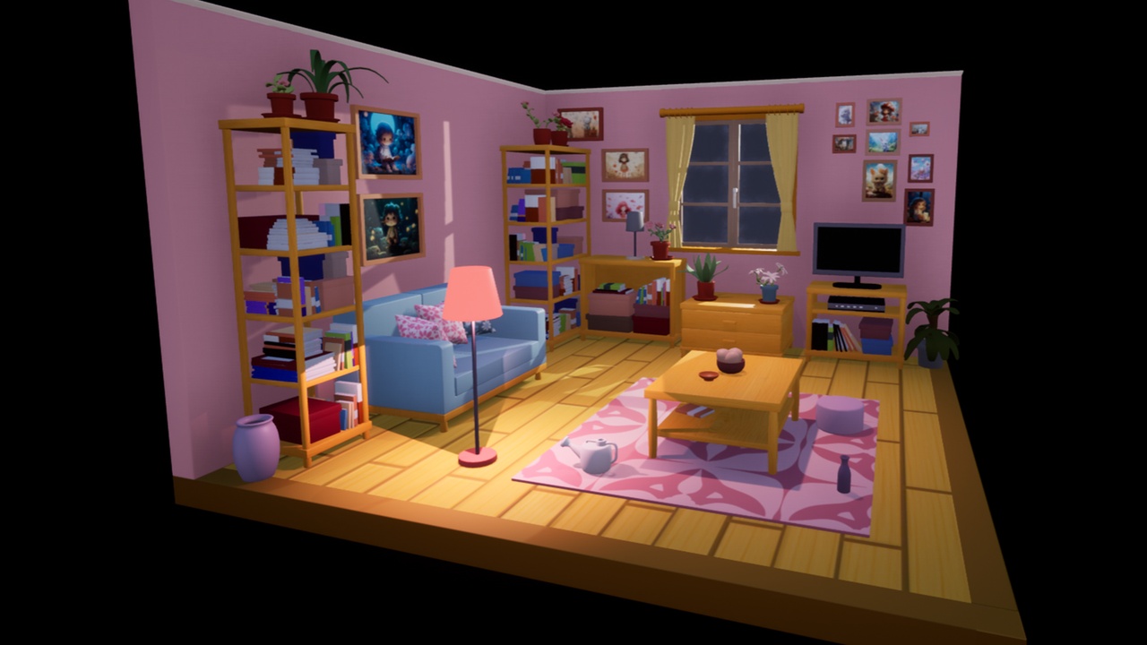 Media 1 for listing Cartoon Living Room