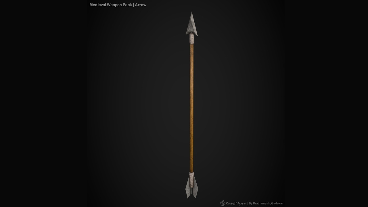 Media 1 for listing Stylized Arrow Weapon