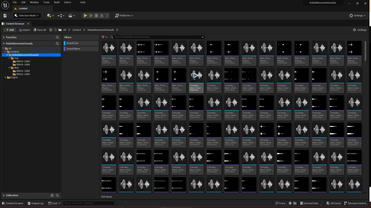 Media 1 for listing ROBOT MOVEMENT SOUNDS