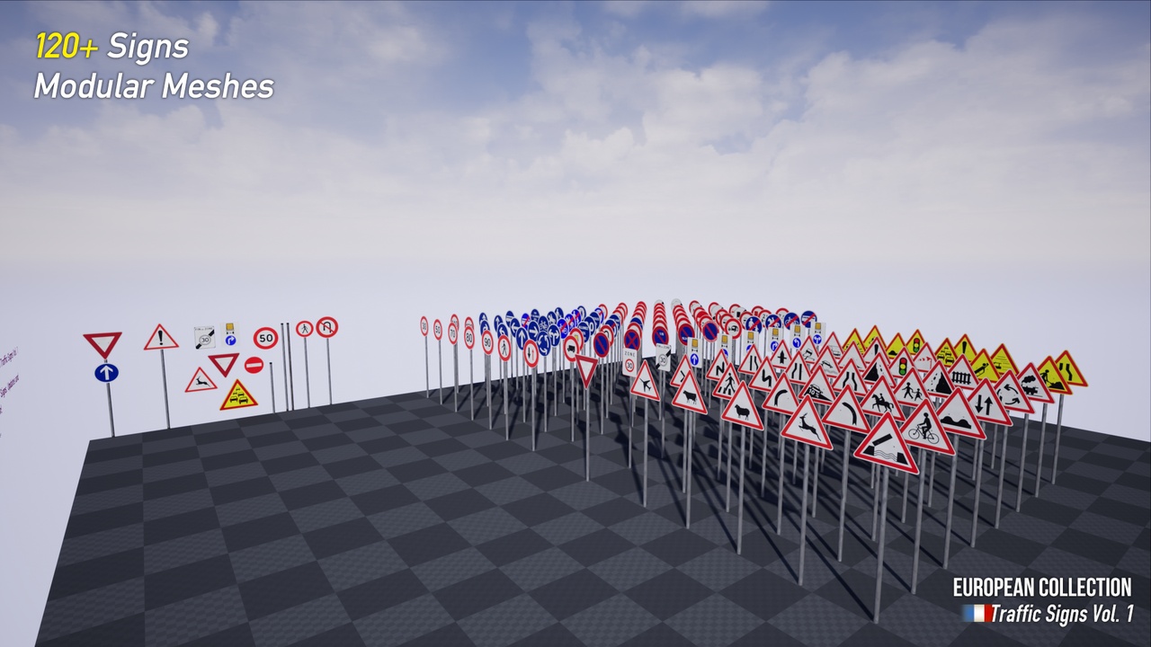 Media 1 for listing European Collection: French Traffic Signs Vol. 1
