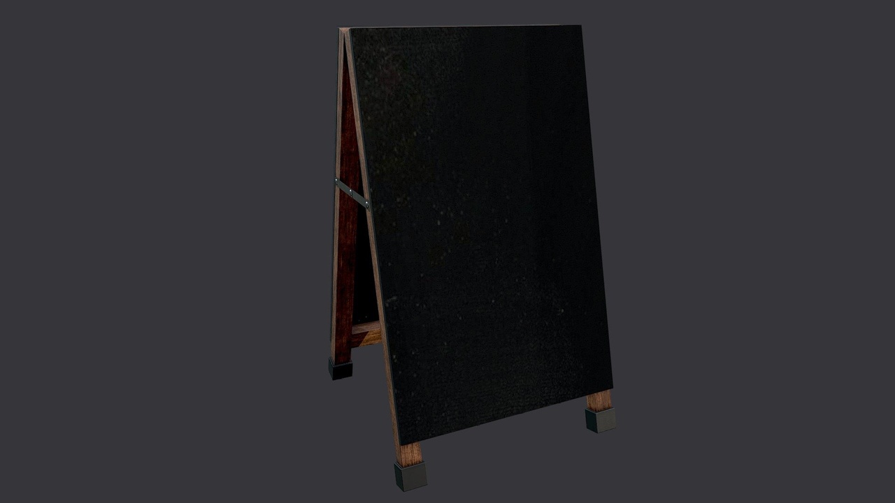 Media 1 for listing Chalkboard Street Sign