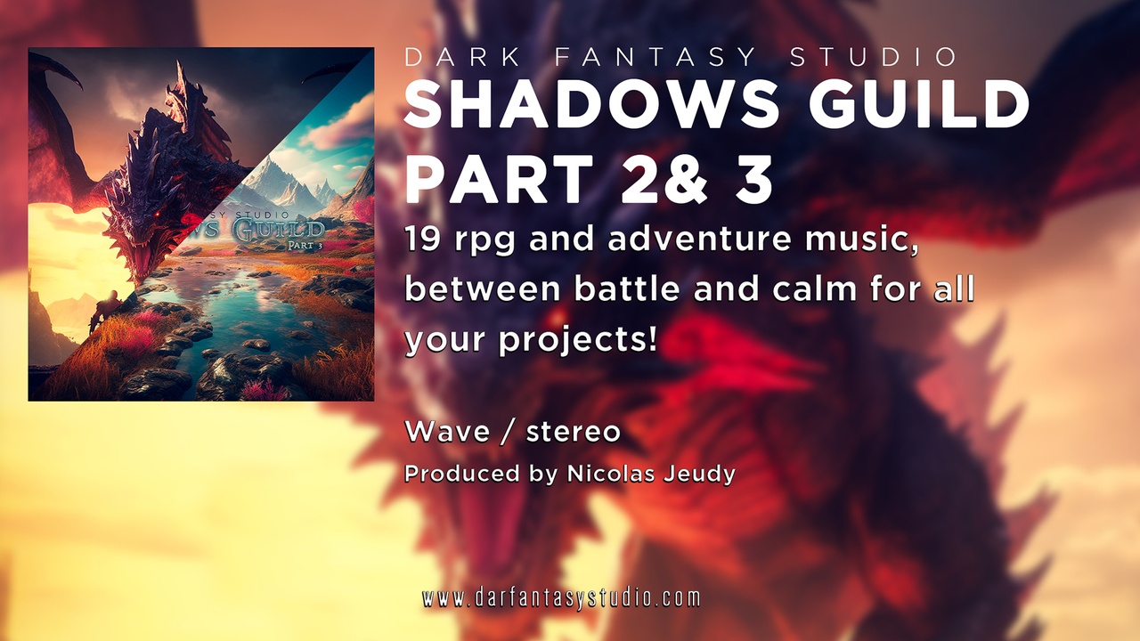 出品Dark Fantasy Studio- Shadows guild part 2 / part 3- rpg and adventure music packのメディア1