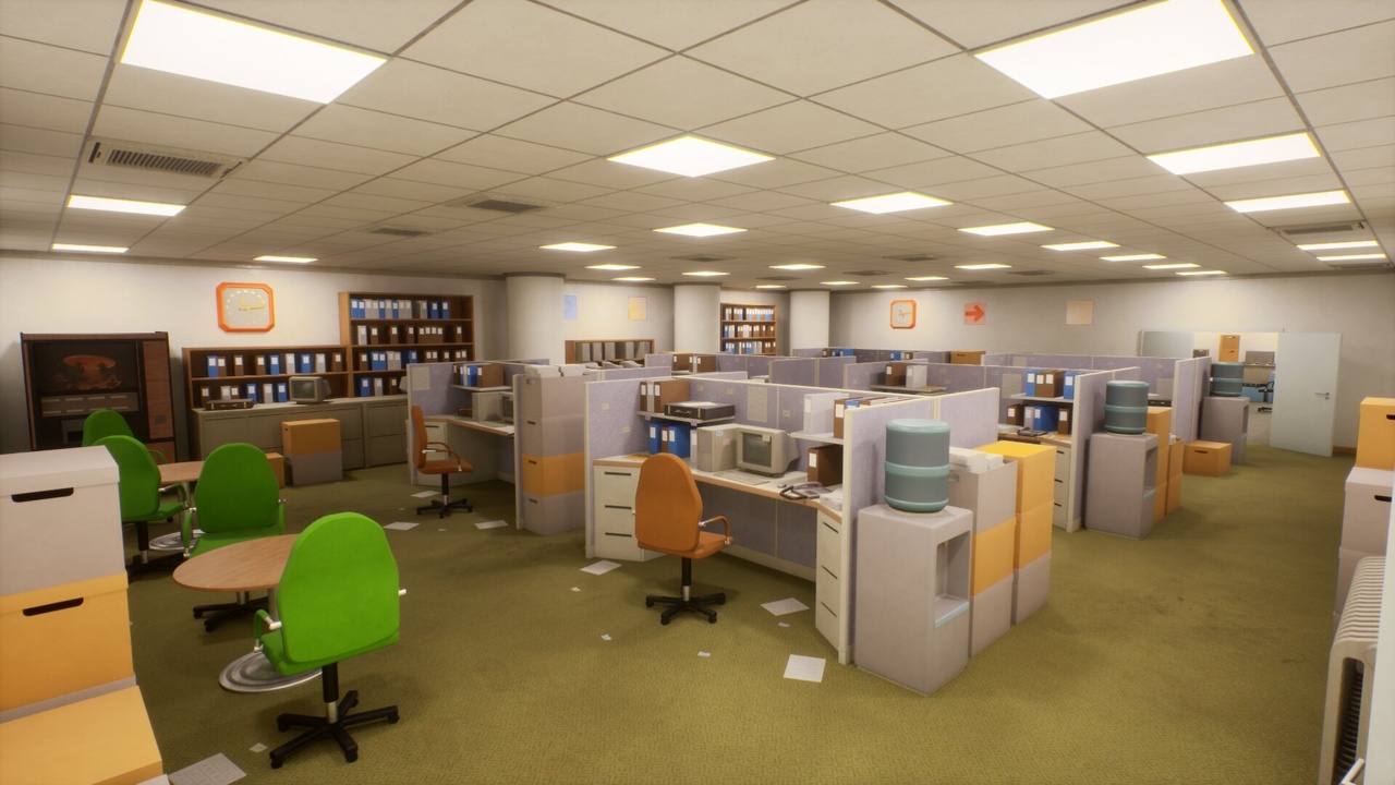 Abandoned Liminal Office Environment - Modular Pack ilanı için 1. medya
