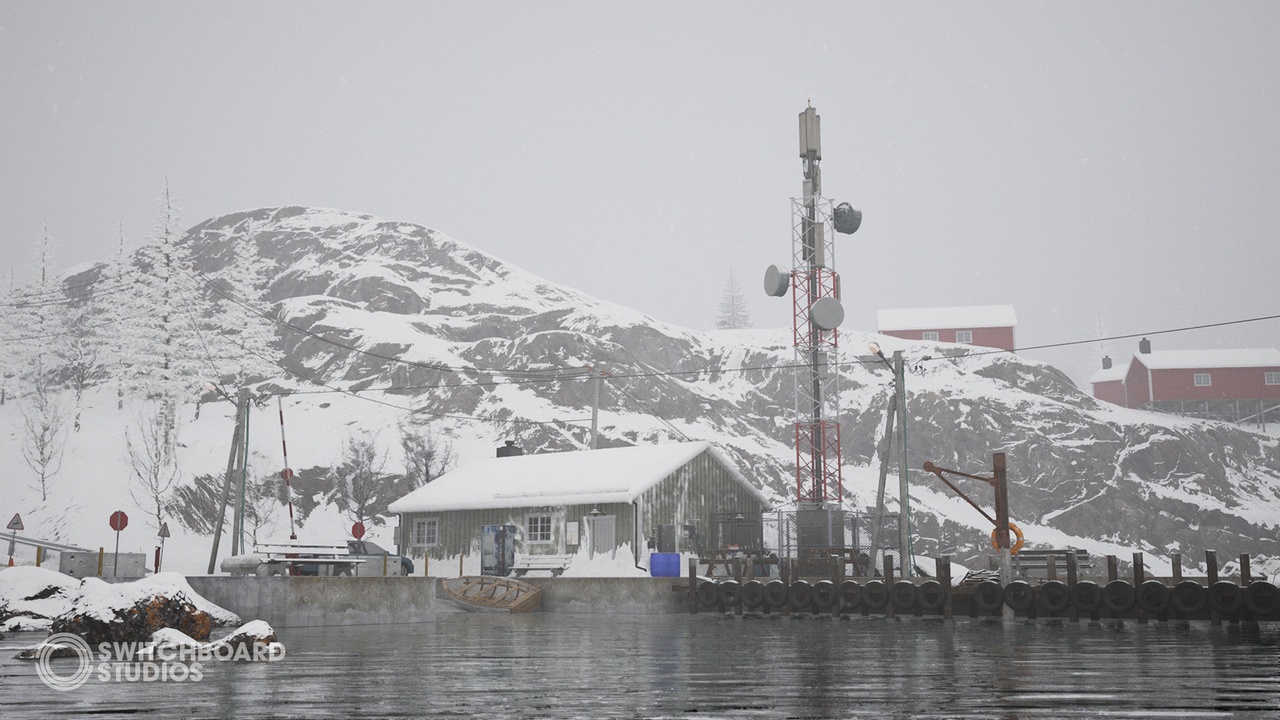 Norwegian Winter Island Village Megapack 제품 등록을 위한 미디어 1개