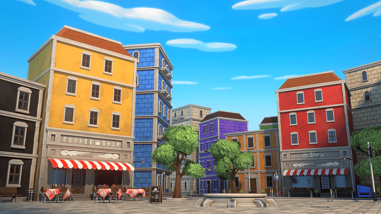 Media 1 for listing Stylized City - Buildings & Props Pack